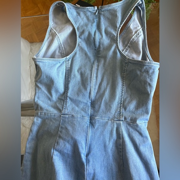 Fashion Nova cool cutout Denim Jumpsuit, tags still on, never been worn. - Picture 4 of 7